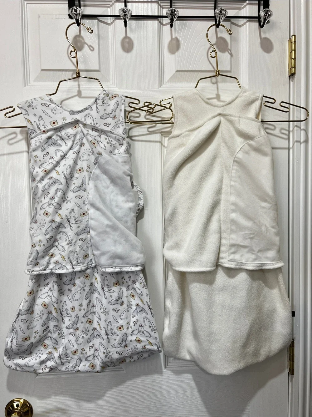 Lot of 2 Halo Sleep Sack Swaddle Size 3-6 Months Baby Fleece & Cotton